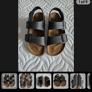 Birkenstock Milano Black Sandals